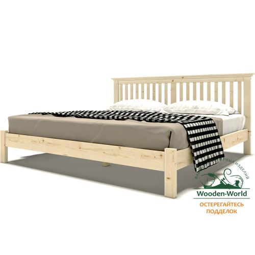 Кровать двухспальная 200х200 см деревянная Прованс, ХКР-11 Кровать двухспальная 200х200 см деревянная Прованс, ХКР-11