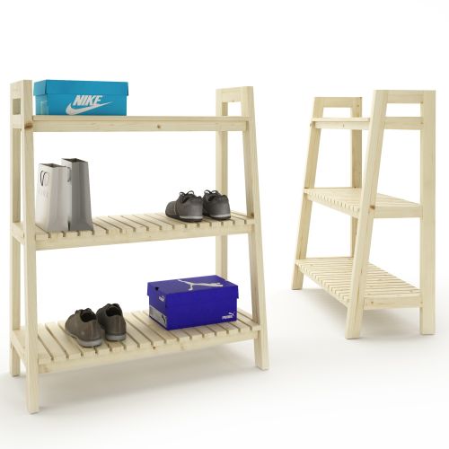 Этажерка для обуви в стиле "Лестница" 1090х900х416, ХСЛП-09 Этажерка для обуви в стиле "Лестница" 1090х900х416, ХСЛП-09