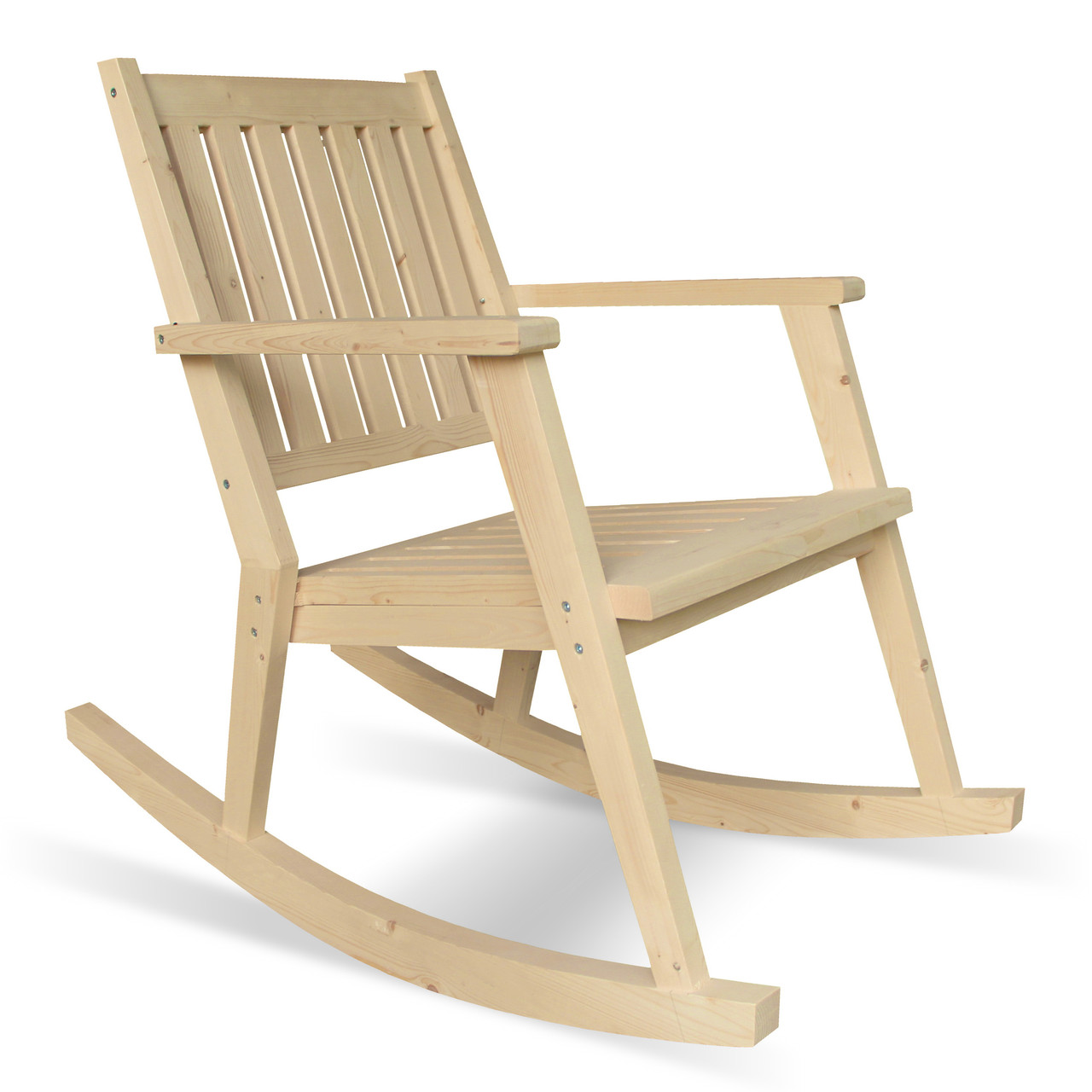 Кресло садовое с подлокотниками деревянное, МР-01