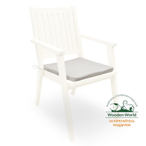 Подушка светло-серая для кресла садового ТП-МР-СС