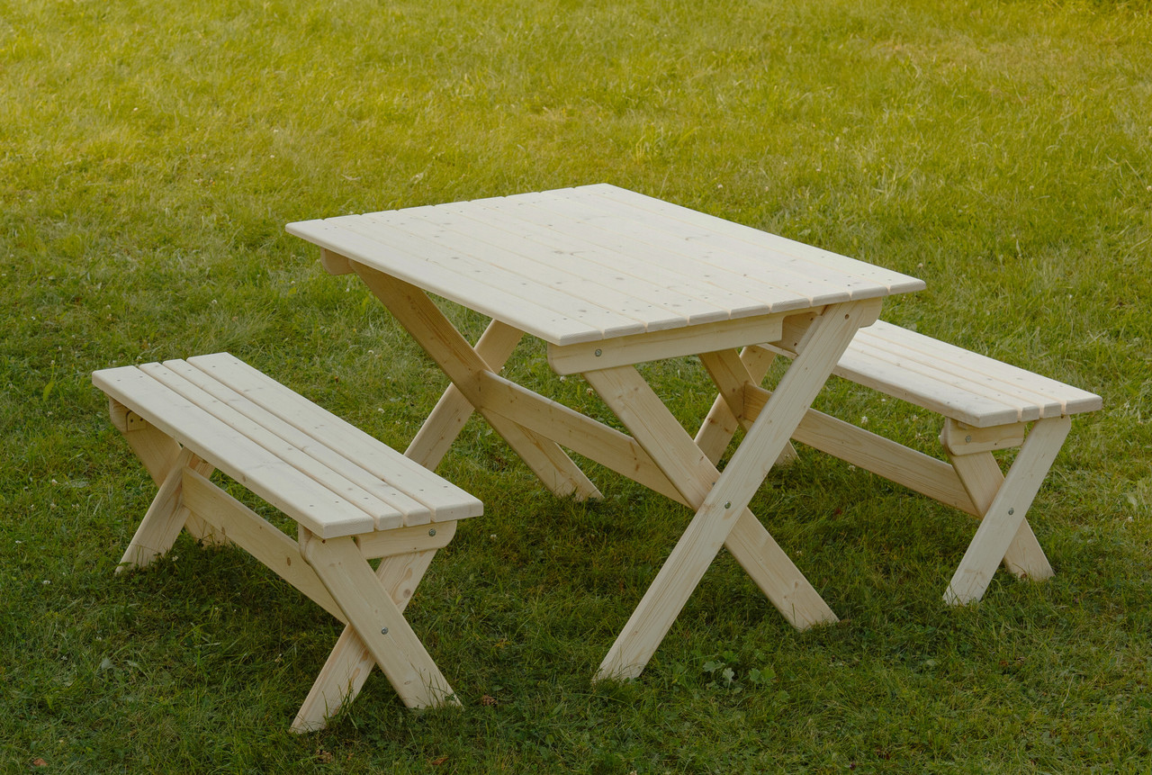 Дачный столик. Лавка складная (1,2 метр) Садовая, деревянная. Стол садовый деревянный. Стол уличный деревянный. Дачный стол из дерева.