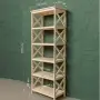 Стеллаж Прованс Лайт средний, 6 полок, 173х64х38 см, деревянный СП-25