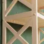 Стеллаж Прованс Лайт широкий, 7 полок, 205х86х38 см, деревянный СП-21