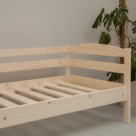 Кровать тахта 900х2000 из массива дерева в Классическом стиле, ККТ-04