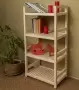 Стеллаж деревянный, этажерка 4 полки, 105 х 52 х 35 см, Универсальный, СУ-11