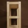 Стеллаж Классический, этажерка 4 полки, 122х53х35 см, деревянный,  ХСК-12