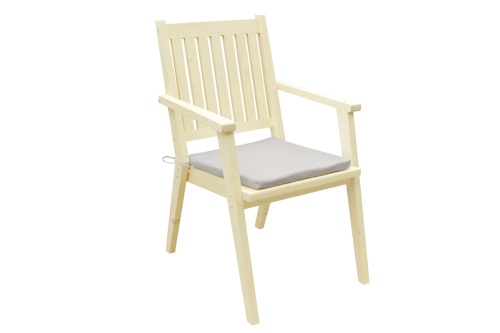 Подушка светло-серая для кресла садового ТП-МР-СС