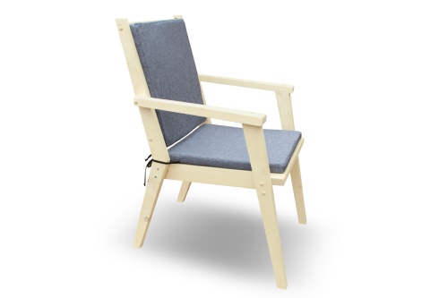 Подушки для кресла садового серые ТП-МР-С2