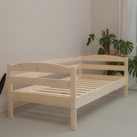 Кровать тахта 900х2000 из массива дерева в Классическом стиле, ККТ-04