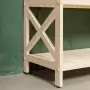 Стеллаж Прованс Лайт средний, 5 полок, 141х64х38 см, деревянный СП-28