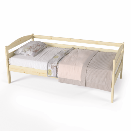 Кровать тахта 900х2000 из массива дерева в Классическом стиле, ККТ-04