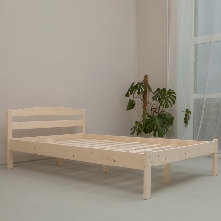 Кровать полутораспальная 1200х2000 из массива дерева в Классическом стиле, КК-05