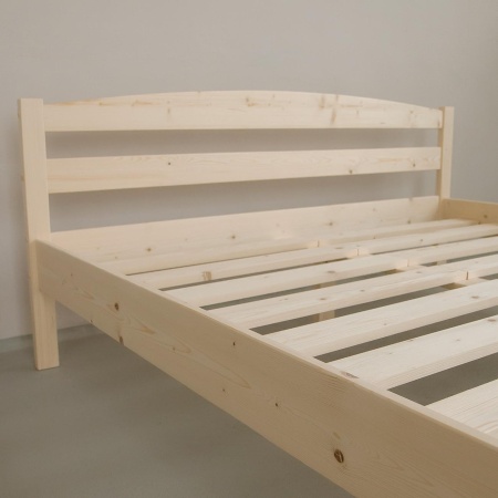 Кровать двуспальная 1600х2000 из массива дерева в Классическом стиле, КК-09