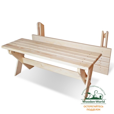 Лавка складная 120 см  садовая, деревянная, МС-10 Лавка складная 120 см  садовая, деревянная, МС-10