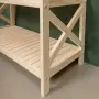 Этажерка Прованс Лайт широкая, 4 полки, 93х86х38 см, деревянная СП-33