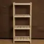 Стеллаж Классический, этажерка 4 полки, 122х53х35 см, деревянный,  ХСК-12