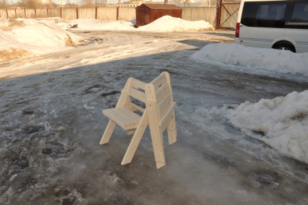 Стул садовый (усиленный) складной, деревянный, МСУ-01 Стул садовый (усиленный) складной, деревянный, МСУ-01