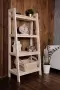 Этажерка в стиле Лестница, 4 полки, 149х70х41,6 см деревянная, ХСЛ-05