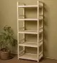 Стеллаж деревянный, этажерка 5 полок, 135 х 52 х 35 см, Универсальный, СУ-08