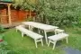Купить  Комплект дачной мебели на 16-18 человек 300 см (2 стола, 6 лавок) деревянный, КМР-29