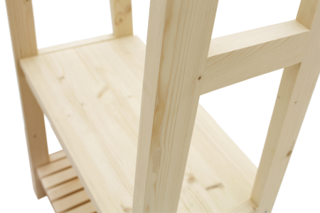 Прихожая с крючками в стиле Лестница 189х70х41,6 см, деревянная, ХСЛП-04