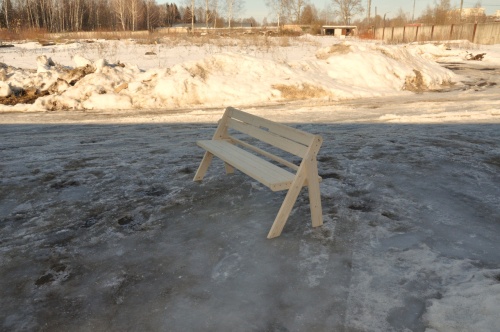 Скамейка (усиленная) складная 150 см деревянная, МСУ-04