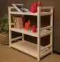 Стеллаж деревянный, этажерка 3 полки, 75 х 70 х 35 см, Универсальный, СУ-13