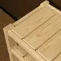 Тумба для обуви  Классическая, 3 полки, 72х35х48,5 см, деревянная, ХСК-17