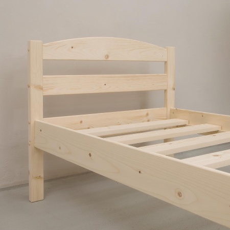 Кровать односпальная 800х1900 из массива дерева в Классическом стиле, КК-01