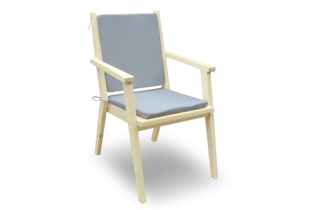 Подушки для кресла садового светло-серые ТП-МР-СС2