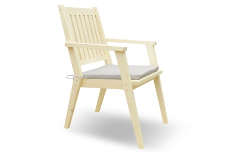 Подушка светло-серая для кресла садового ТП-МР-СС