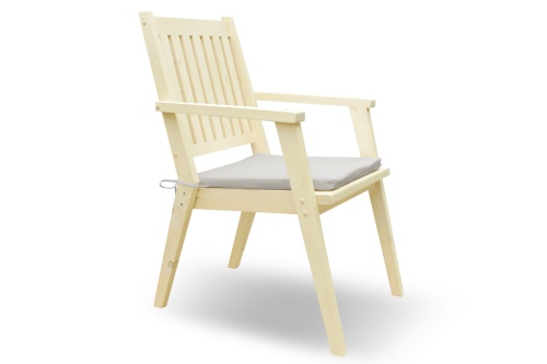 Подушка светло-серая для кресла садового ТП-МР-СС