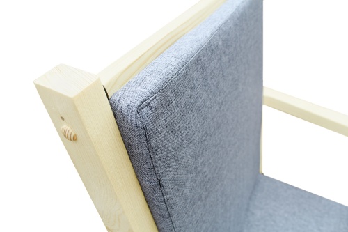 Подушки для кресла садового серые ТП-МР-С2