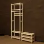 Прихожая Классик 230х72х35 см, деревянная, ХСКП-04