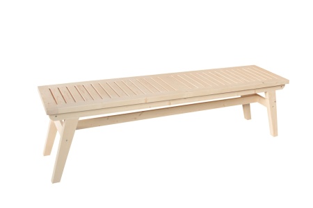 Лавка дачная деревянная 165 см, МР-12