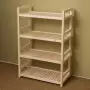 Стеллаж деревянный, этажерка 4 полки, 105 х 70 х 35 см, Универсальный, СУ-10