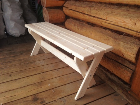 Лавка складная 120 см  садовая, деревянная, МС-10 Лавка складная 120 см  садовая, деревянная, МС-10