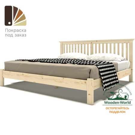 Кровать двухспальная 200х200 см деревянная Прованс, ХКР-11 Кровать двухспальная 200х200 см деревянная Прованс, ХКР-11