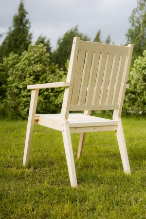 Кресло садовое складное деревянное 56 х 75 х 103 см