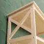 Стеллаж Прованс Лайт широкий, 7 полок, 205х86х38 см, деревянный СП-21