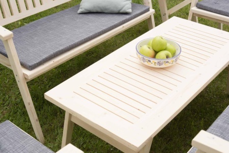 Столик садовый низкий (кофейный) деревянный, МР-05 Столик садовый низкий (кофейный) деревянный, МР-05