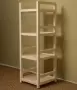 Стеллаж деревянный, этажерка 4 полки, 105 х 35 х 35 см, Универсальный, СУ-12