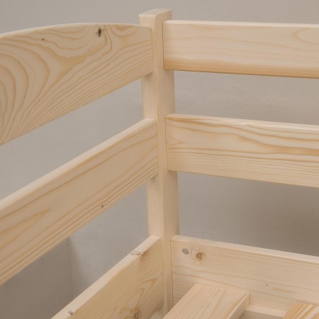 Кровать тахта 900х2000 из массива дерева в Классическом стиле, ККТ-04