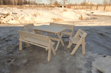 Стул садовый (усиленный) складной, деревянный, МСУ-01 Стул садовый (усиленный) складной, деревянный, МСУ-01