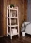 Этажерка в стиле Лестница, 4 полки, 149х50х41,6 см  деревянная, ХСЛ-06