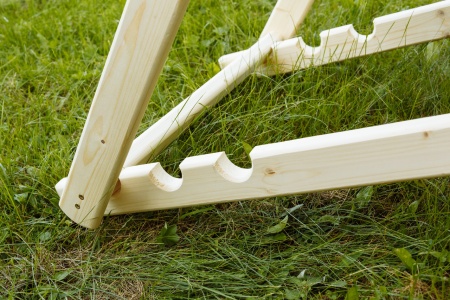 Шезлонг складной (кресло) деревянный, МС-12