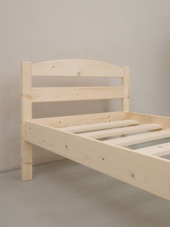 Кровать односпальная 800х1900 из массива дерева в Классическом стиле, КК-01