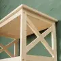 Стеллаж Прованс Лайт средний, 5 полок, 141х64х38 см, деревянный СП-28