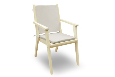 Подушка светло-серая для кресла садового ТП-МР-СС