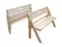 Скамейка складная 100 см деревянная, МС-02